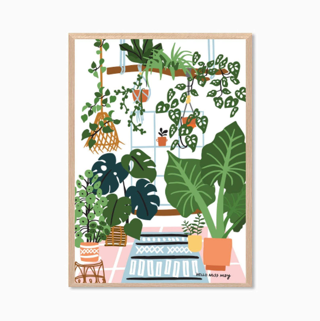 Crazy Plant Lady VI Art Print