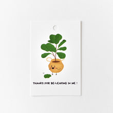 Load image into Gallery viewer, Freddie the Fiddle Leaf Fig Gift Tag
