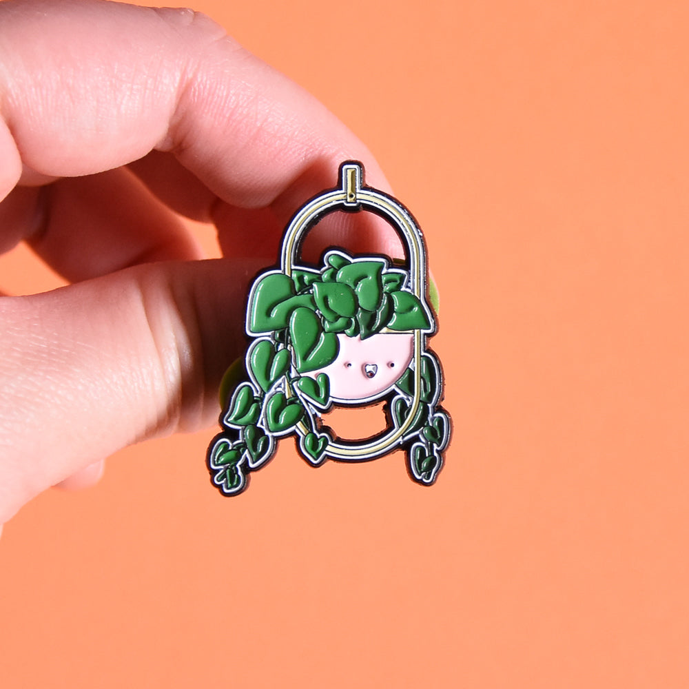 Heart leaf Philodendron Enamel Pin