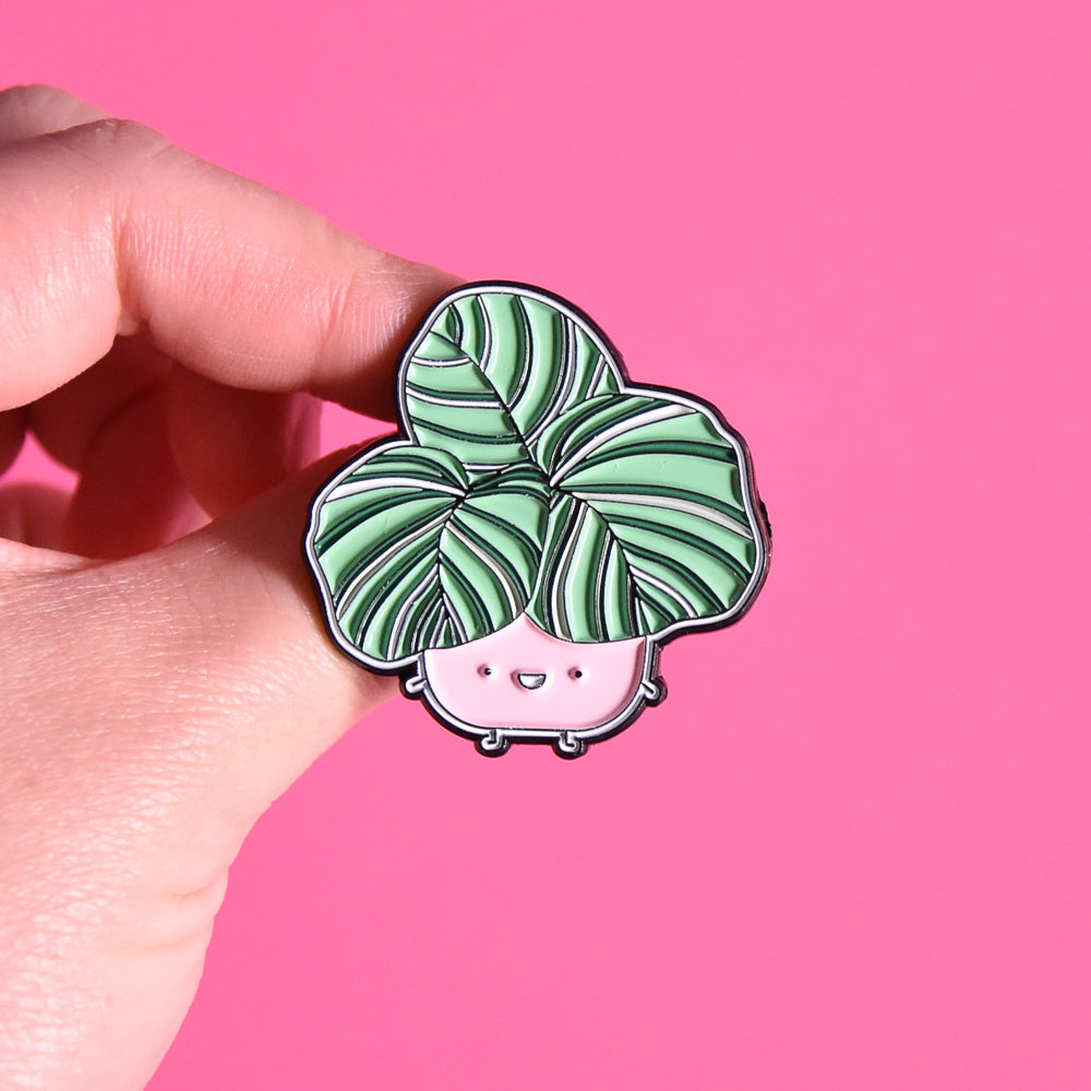 Calathea Orbifolia Enamel Pin