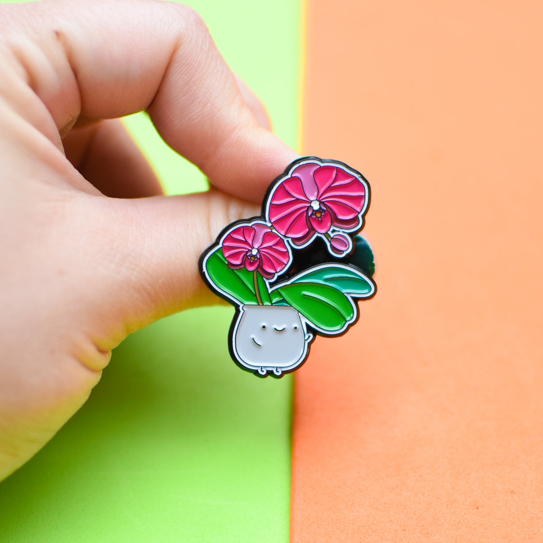 Phalaenopsis Orchid Enamel Pin