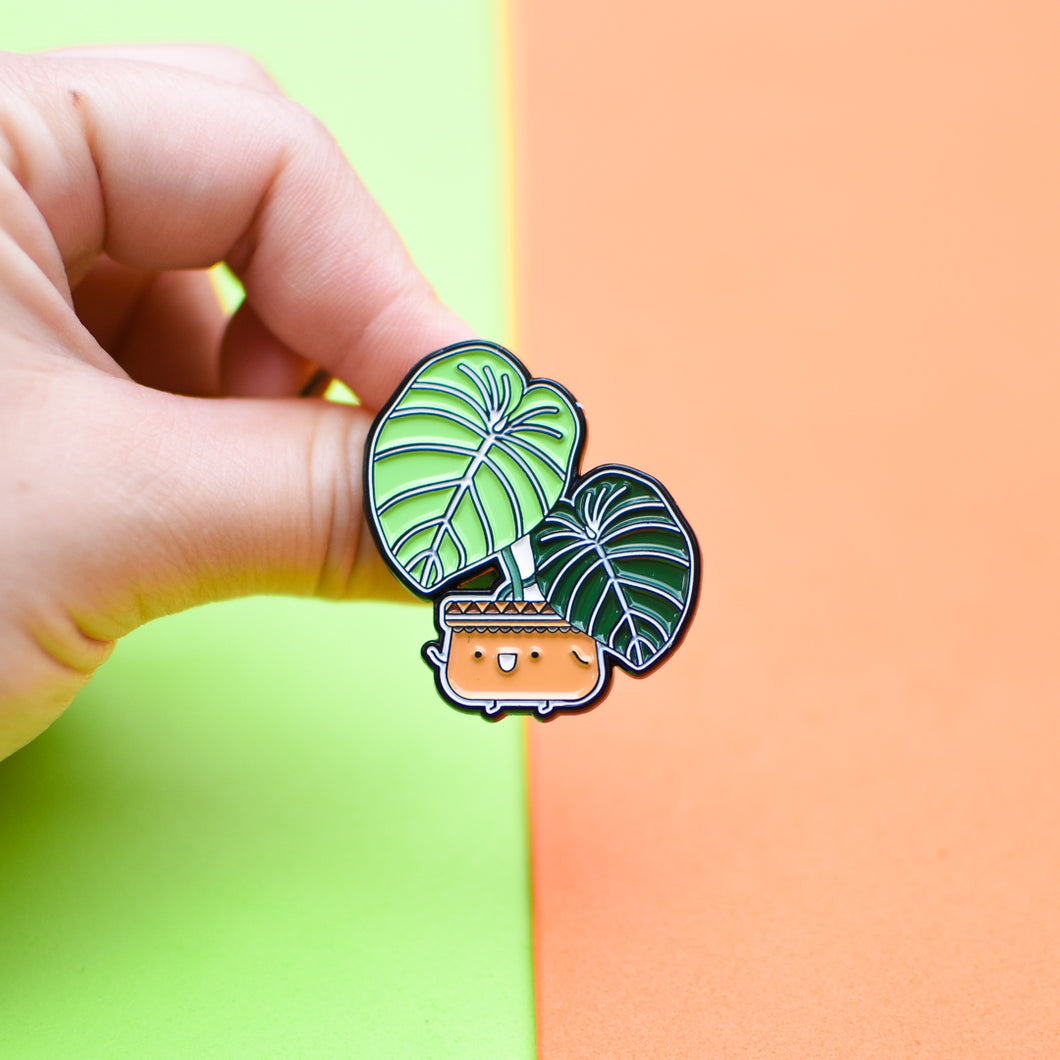 Philodendron Gloriosum Enamel Pin