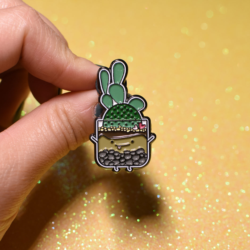 Terrarium Cacti Enamel Pin