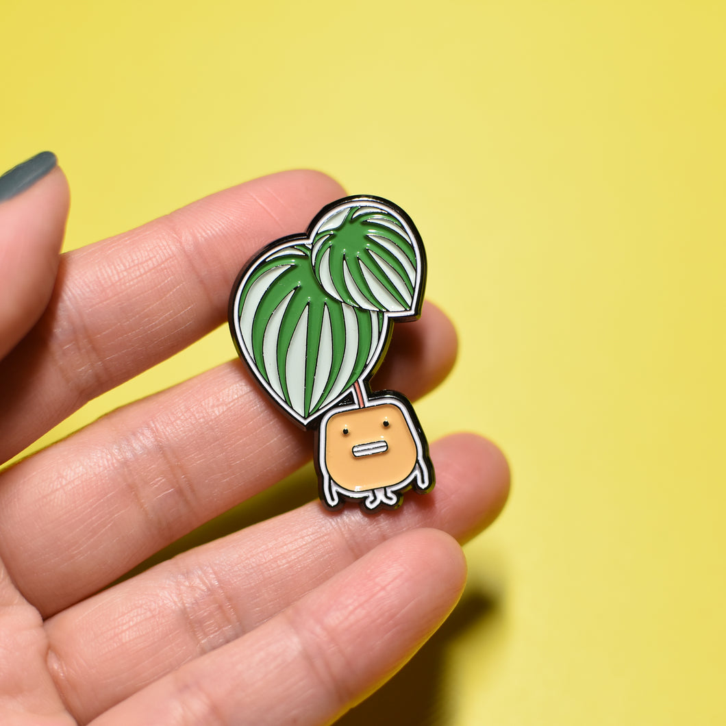 Watermelon Peperomia Enamel Pin