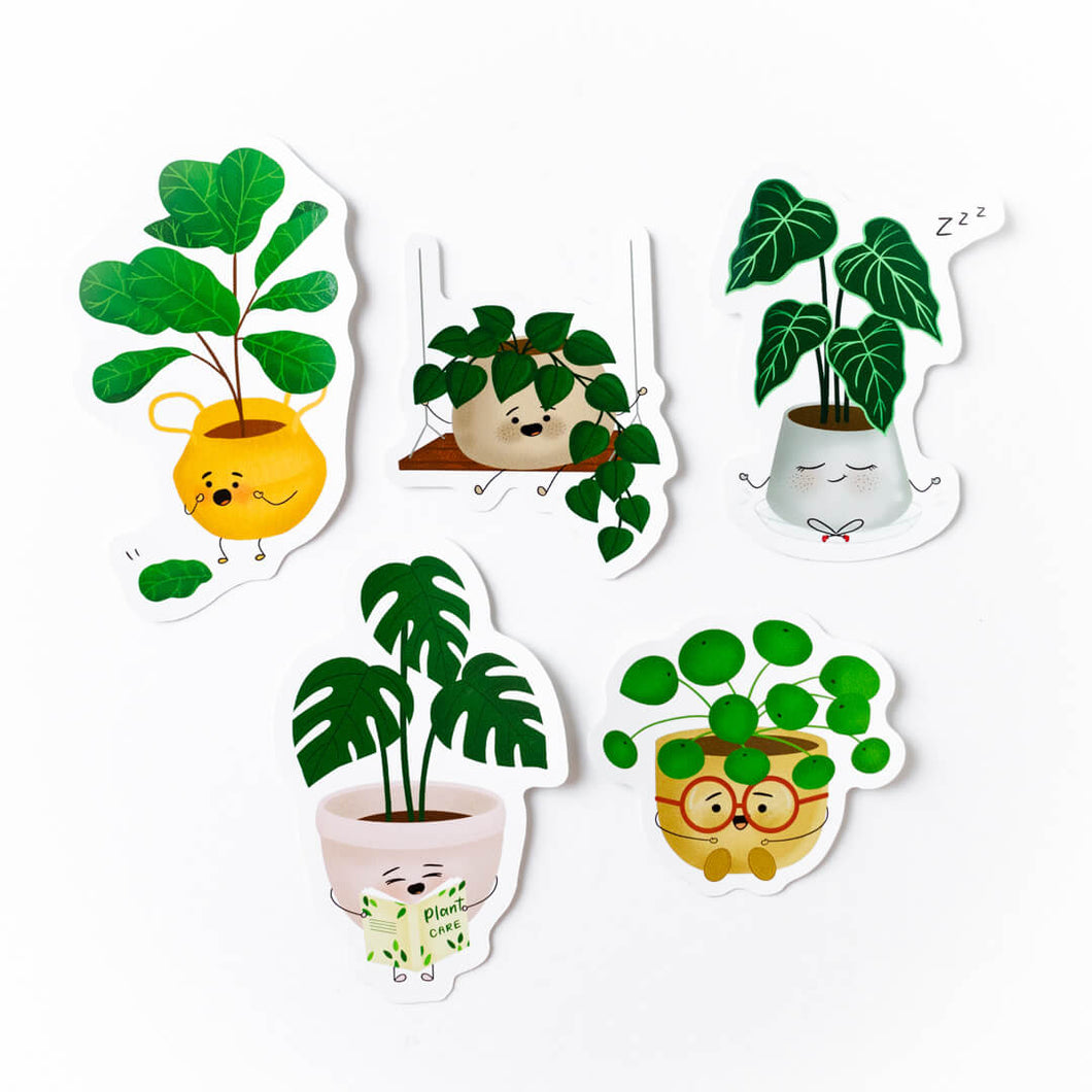 Plantastic 5 Sticker Set