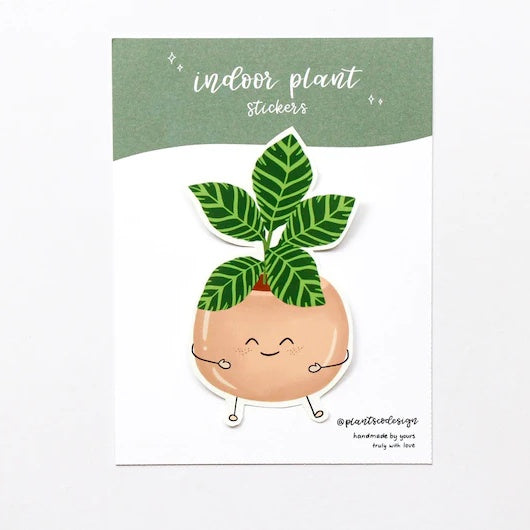 Calathea Zebrina Plant Sticker