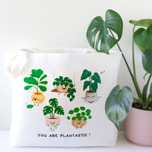 Load image into Gallery viewer, You are Plantastic Plant Tote Bag
